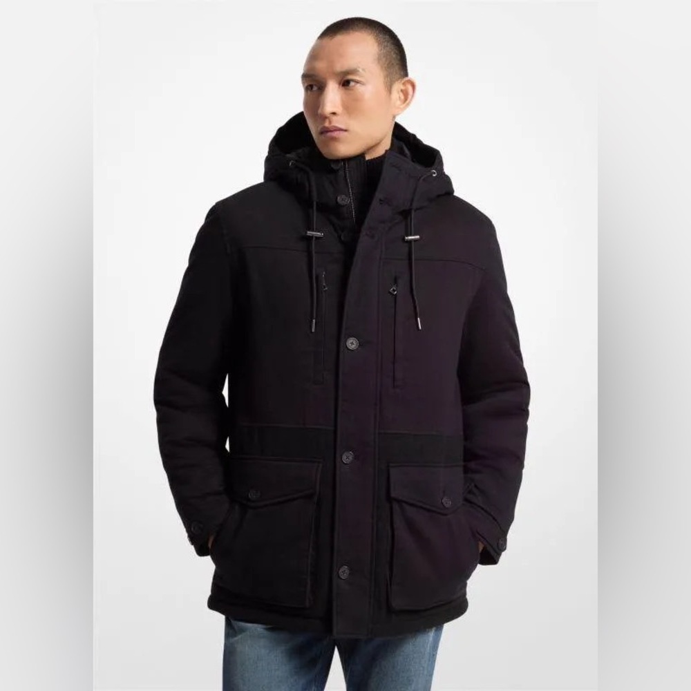 Michael Kors Cotton Blend Parka